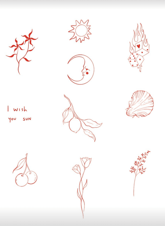 Red flowers